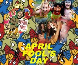 yapboz 1 Nisan Şaka Günü birçok ülkede şakalar ayrılmış 1 Nisan tarihinde kutlanan